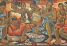 RDC : N’Damvu, Tuzolana et Moke, trois visages de la peinture congolaise du XXe siècle N'damvu Tsiku-Pezo