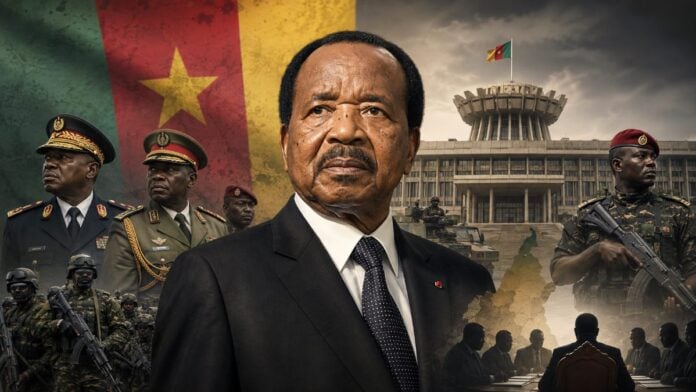 Paul Biya verrouille l’armée face au risque de coup d’État au Cameroun Invisible depuis 58 jours, Paul Biya a remanié plusieurs commandements stratégiques de l’armée camerounaise, dont ceux de la Garde présidentielle et de la Brigade d’intervention rapide.