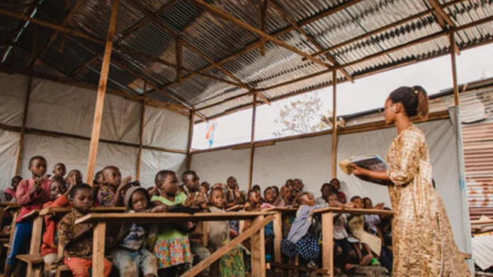 Photo illustrative d'une salle de classe dans l'Est de la RDC RDC : la gratuité de l’enseignement "bafouée" dans les territoires occupés