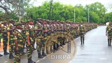 Sénégal : 618 militaires déployés en Gambie dans le cadre de la CEDEAO Le 10ᵉ detachement sénégalais en mission de la CEDEAO (C@ DIRPA)