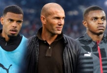 Andy Diouf et Pierre Kalulu, les deux paris de Zinédine Zidane Andy Diouf, Zinedine Zidane, Pierre Kalulu