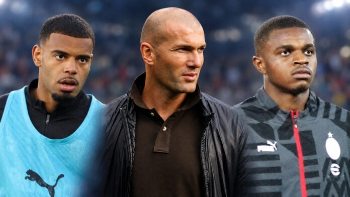 Andy Diouf, Zinedine Zidane, Pierre Kalulu