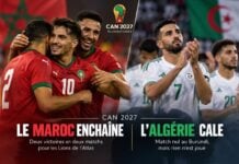 CAN 2027 : le Maroc enchaîne au Lesotho, l’Algérie cale au Burundi illustration Maroc et Algérie CAN 2027