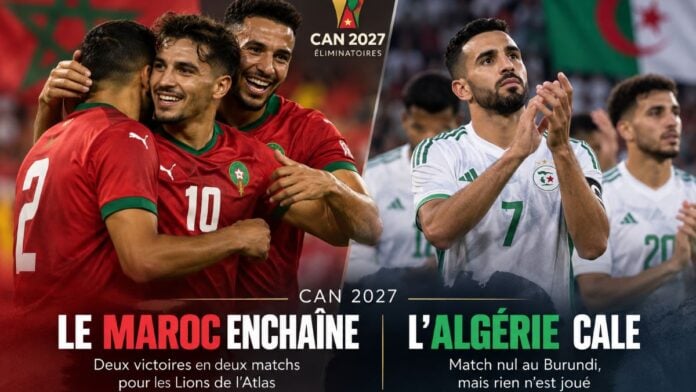 illustration Maroc et Algérie CAN 2027