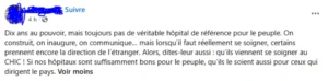 Réaction Internaute