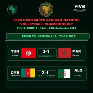 Résultats demi-finales