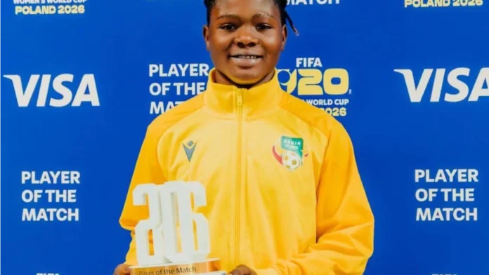 Romaine Gandonou élue femme du match face au Mexique - Mondial U20 Mondial féminin U20 : Romaine Gandonou, l’Amazone béninoise que la FIFA n’avait pas vue venir