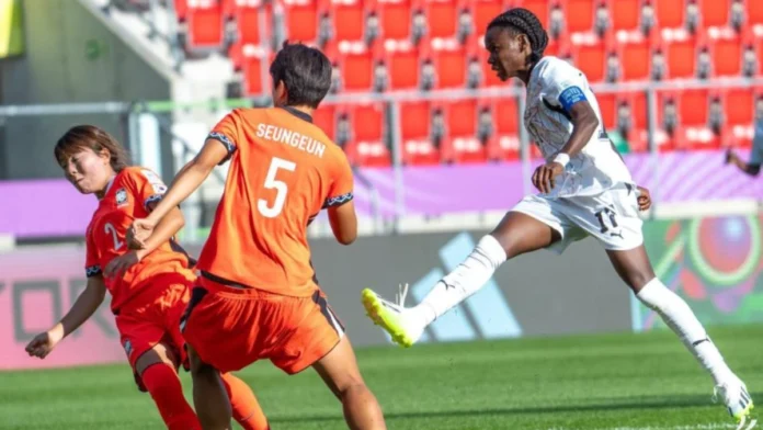 sarah-nyarko-vs-coree Mondial U20 : le Ghana bat la Corée du Sud (3-1), une première victoire pour l’Afrique