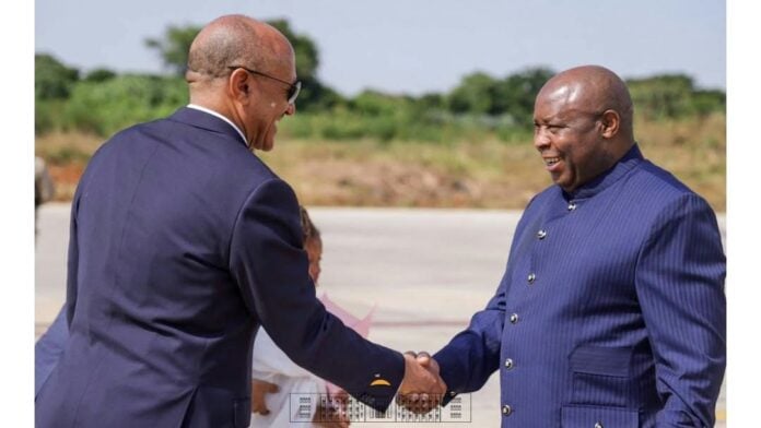 Arrivée du Président en exercice de l'Union africaine, Evariste Ndayishimiye, à Bahir Dar, ce 24 octobre 2026 Arrivée du Président en exercice de l'Union africaine, Evariste Ndayishimiye, à Bahir Dar, ce 24 octobre 2026