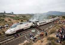 Catastrophe ferroviaire en Espagne : au Sénégal, les familles retiennent leur souffle Collision de deux train (illustration)
