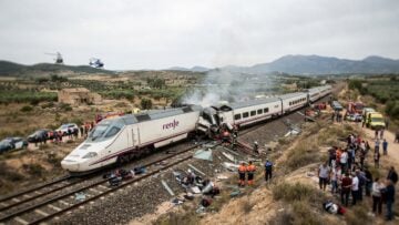 Catastrophe ferroviaire en Espagne : au Sénégal, les familles retiennent leur souffle Collision de deux train (illustration)