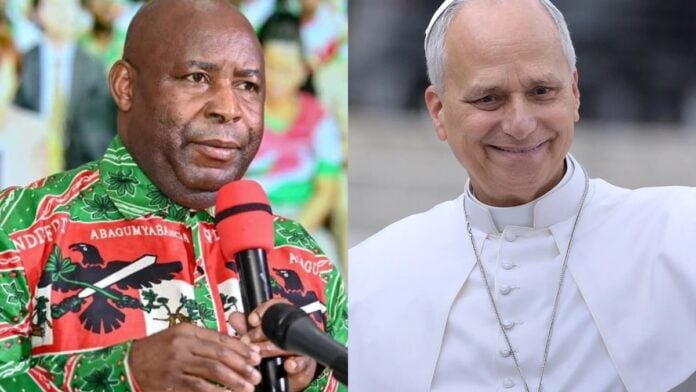 Évariste Ndayishimiye et Pape Léon XIV "Que Dieu le garde", les "pensées fraternelles" d'Évariste Ndayishimiye pour le Pape Léon XIV
