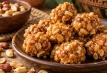 Bonbons à la pâte d’arachide : la recette camerounaise Illustration arachides grillées en bonbons du Cameroun