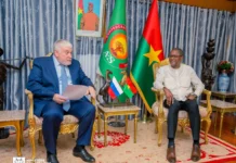 Sommet Russie-Afrique : Ouagadougou se dit prêt pour les « rendez-vous de Moscou » Sommet Russie-Afrique : Ouagadougou se dit prêt pour les "rendez-vous de Moscou"