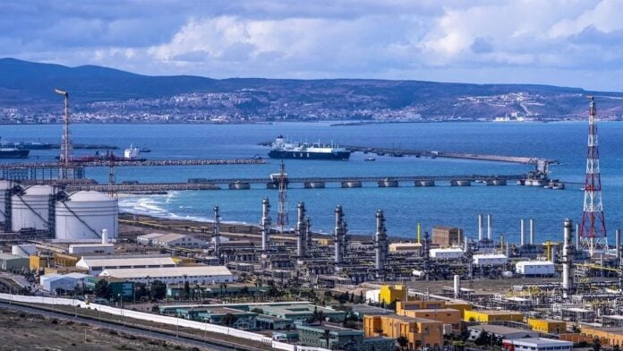 Le complexe gazier d'Arzew, dans l'ouest algérien ©SONATRACH