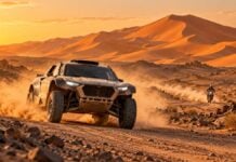 Dakar 2027 : le rallye quitte l’Arabie saoudite pour le Maroc Le retour envisagé du Dakar au Maroc en 2027. Illustration générée par IA