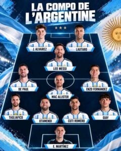 Onze de l'Argentine