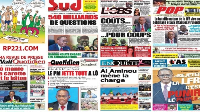 Revue de presse au Sénégal