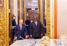 RDC : à Moscou, Tshisekedi sollicite Poutine pour obtenir le retrait des forces rwandaises Vladimir Poutine et Félix Tshisekedi au Kremlin, ce 30 octobre 2026