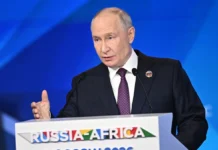 Recrutés de force par l’armée russe : un rapport accablant s’invite au sommet Russie-Afrique Vladimir Poutine - Sommet Russie-Afrique 2026