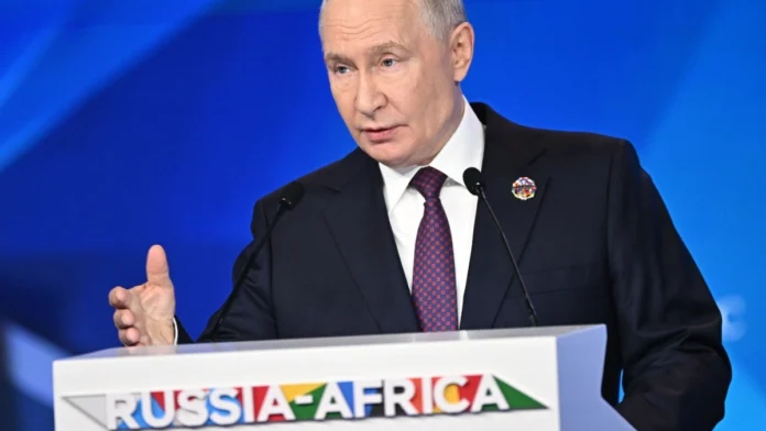 Vladimir Poutine - Sommet Russie-Afrique 2026 Vladimir Poutine - Sommet Russie-Afrique 2026